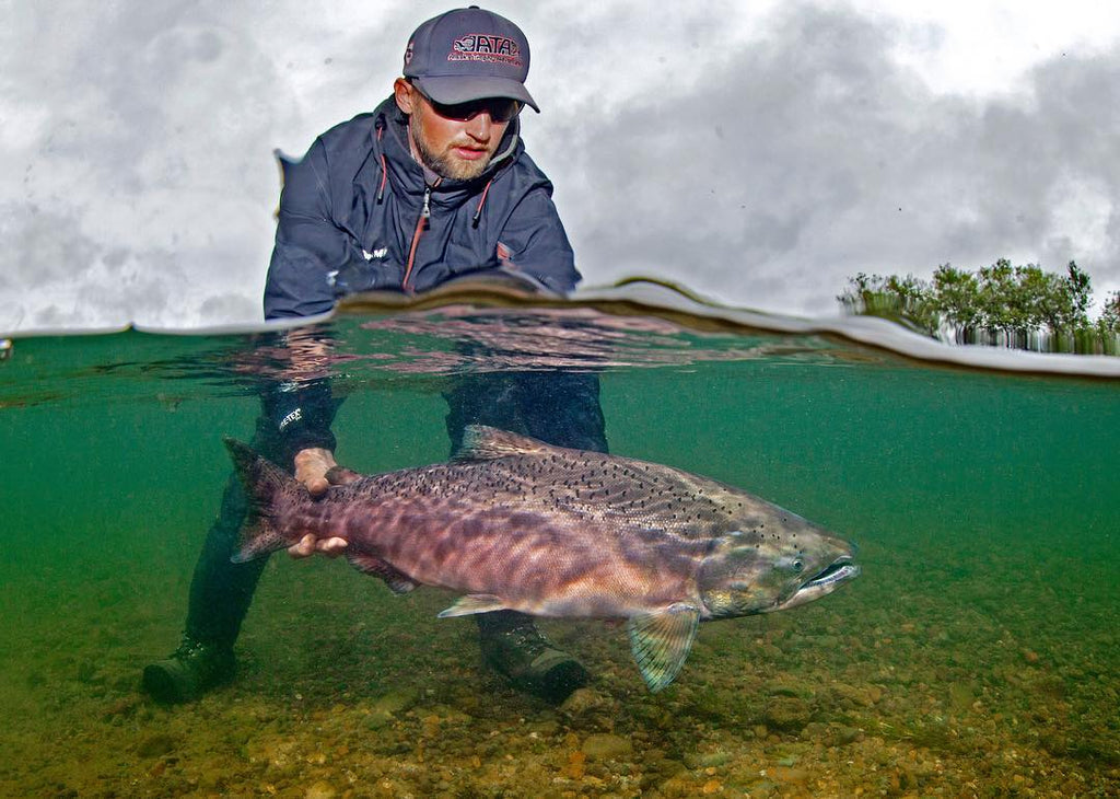 Alaska Grand Slam - 5 Species of Pacific Salmon in 1 Day.   Salmon Fishing at Alaska Trophy Adventures Lodge on the Alagnak Wild River!