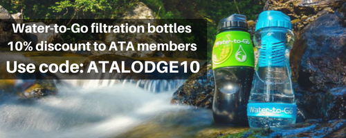 New Partnership between ATA Lodge and  Water To Go for a Healthier Environment and Safe Drinking Water for You!